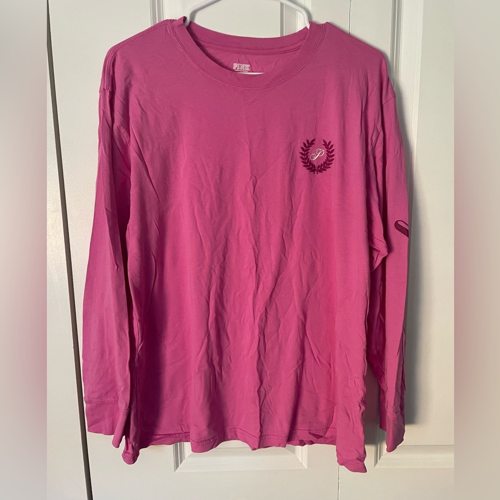 PINK. Long sleeve shirt. Size medium. Great condition.